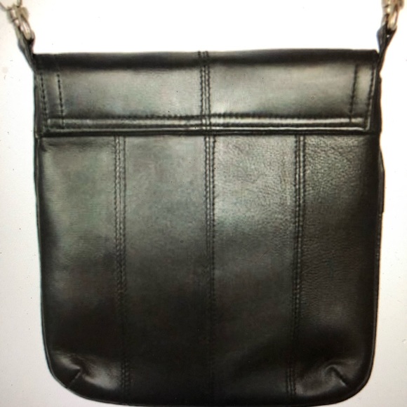 NWT Leather hip/waist/crossbody leather biker bag with silver studs - Picture 2 of 4